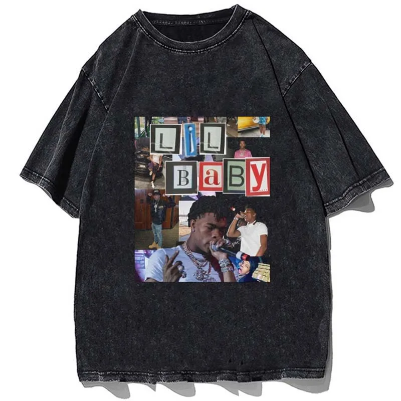 Hip Hop Streetwear T Shirt Rap Lil Baby Graphic Printed Tshirt For Summer High Street Men Clothes Cotton Short Sleeve Tees
Hip Hop Streetwear T Shirt Rap Lil Baby Graphic Printed Tshirt For Summer High Street Men Clothes Cotton Short Sleeve Tees