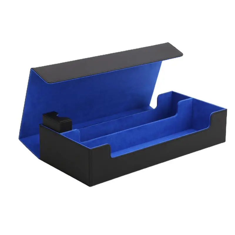 Trading Cards Organizer Magnetic Cardboard Card Storage Box For Standard Sized Trading Cards PU Leather Cardboard Sports Card
Trading Cards Organizer Magnetic Cardboard Card Storage Box For Standard Sized Trading Cards PU Leather Cardboard Sports Card