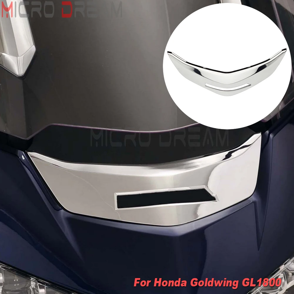 Motorcycle Chrome Fairing Front Upper Cowl Front Fairing Accent For Honda Gold Wing 1800 F6B GL1800 Wing Tour DCT 2018-2021
Motorcycle Chrome Fairing Front Upper Cowl Front Fairing Accent For Honda Gold Wing 1800 F6B GL1800 Wing Tour DCT 2018-2021
