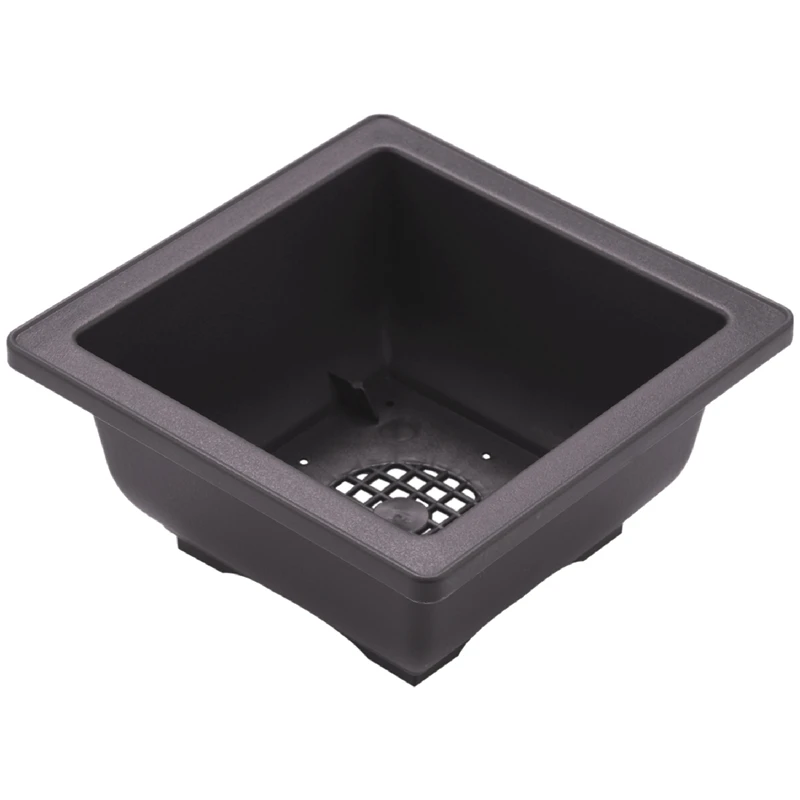 15 PCS 4.7 Inch Flower Pot, Square Plastic Bonsai Training Pot, Flower Succulent Flower Pot Container, for Garden, Interior
15 PCS 4.7 Inch Flower Pot, Square Plastic Bonsai Training Pot, Flower Succulent Flower Pot Container, for Garden, Interior