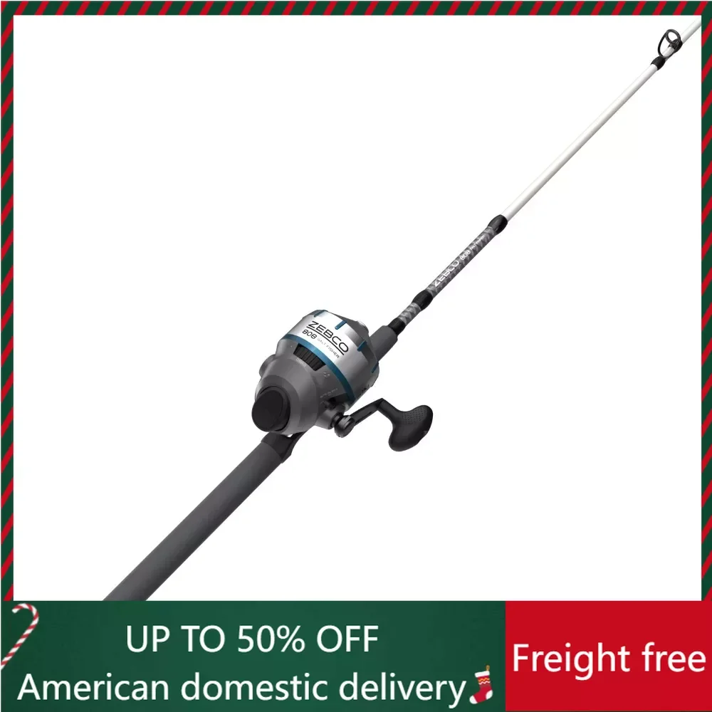 7-Foot 2-Piece Fishing Pole Changeable Right- or Left-Hand Retrieve Freshwater Fishing Rod Pre-Spooled With 20-Pound Zebco Line
7-Foot 2-Piece Fishing Pole Changeable Right- or Left-Hand Retrieve Freshwater Fishing Rod Pre-Spooled With 20-Pound Zebco Line