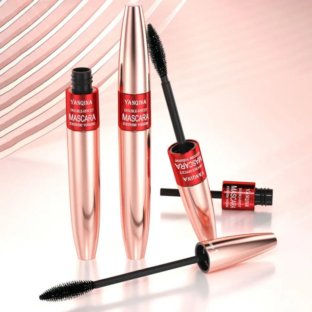 

Mascara for Look Mascara for Eye Contour Waterproof Double Effect Mascara for Fuller Curly Lashes Achieve A Natural Look