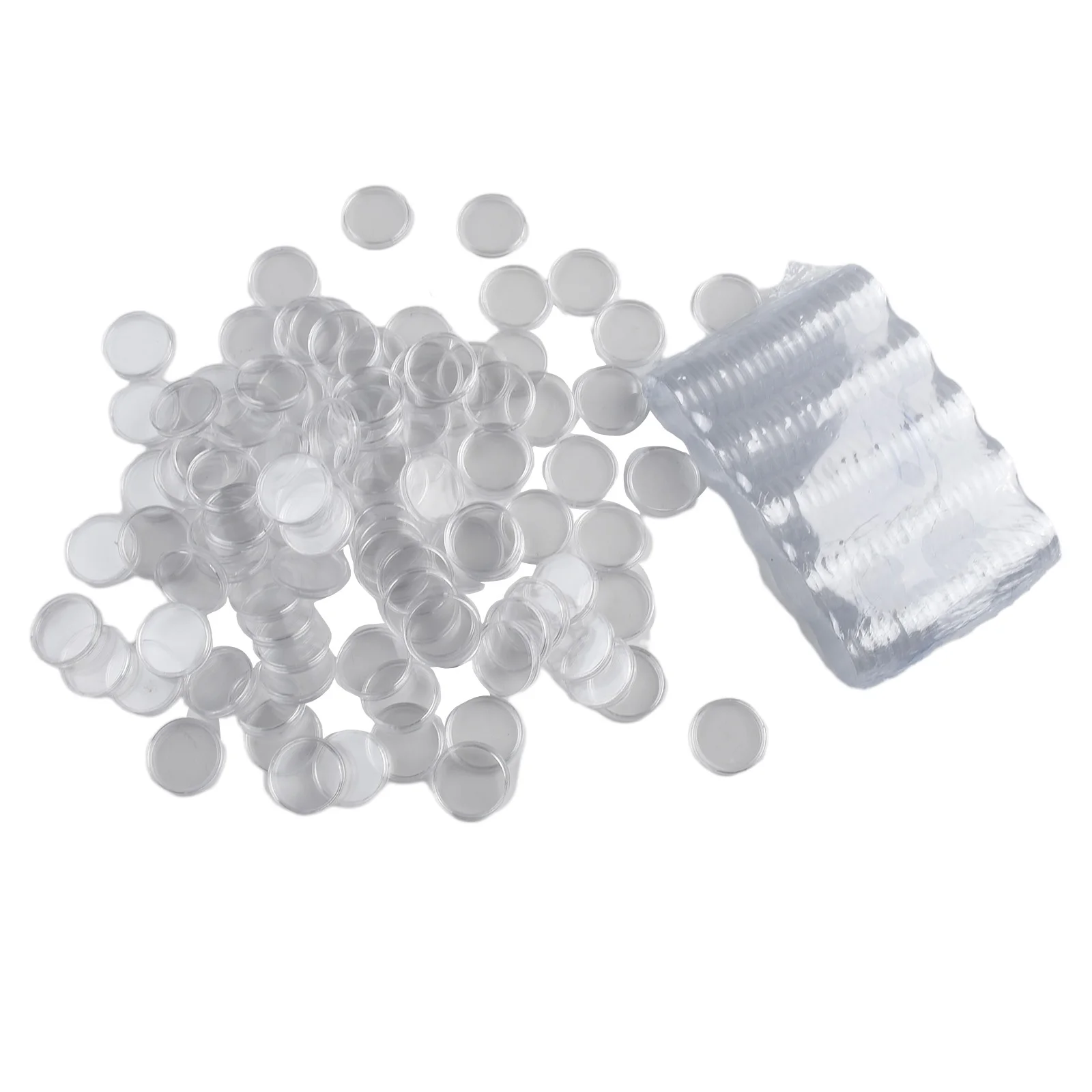 200Pcs 24mm Clear Plastic Coin Capsules Coin Holders Protector Cases Round Transparent Storage Box Container Case
200Pcs 24mm Clear Plastic Coin Capsules Coin Holders Protector Cases Round Transparent Storage Box Container Case