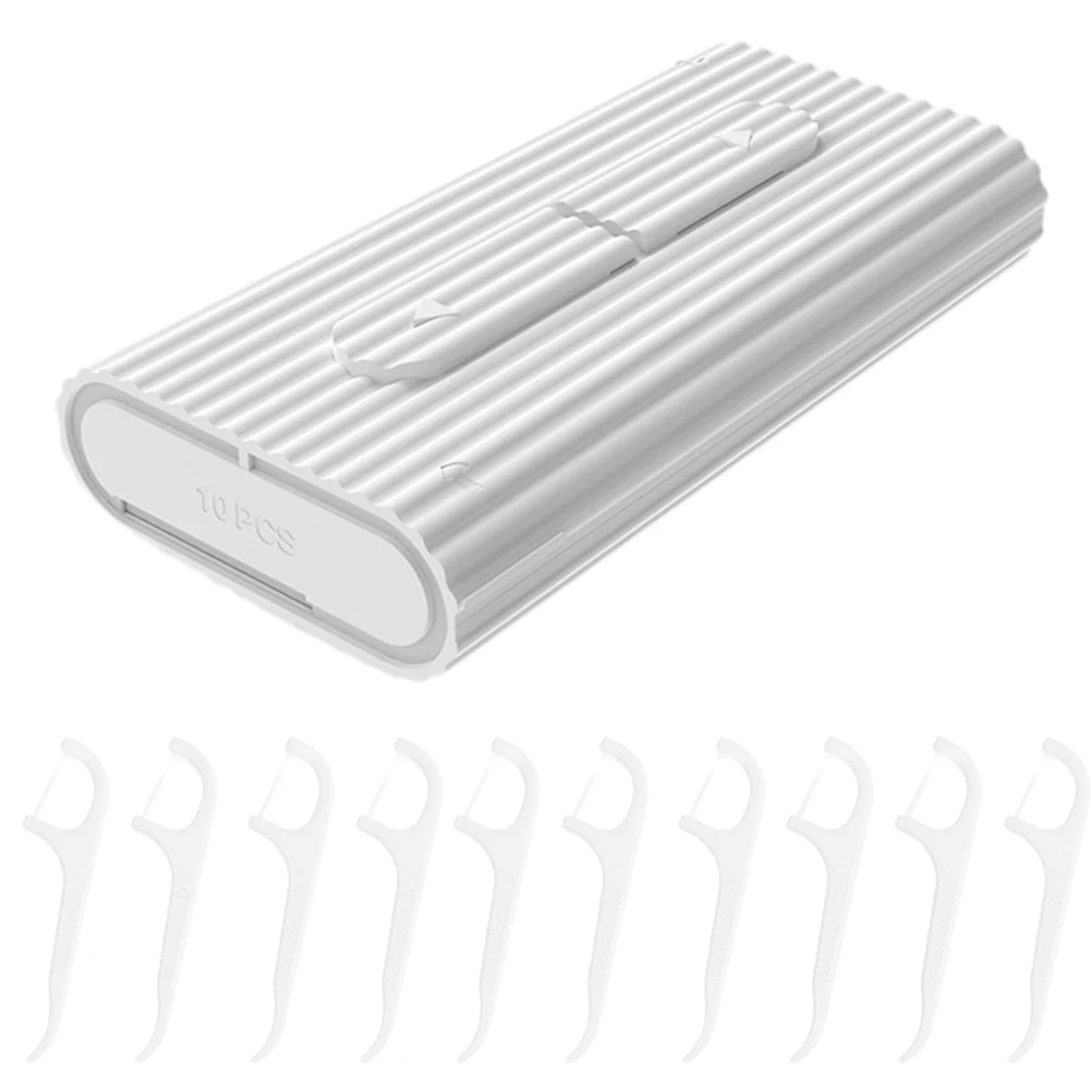 Portable Plastic Teeth Flosser Automatic Storage Box Floss Pick Dispenser Convenient Practical Great For Traveling Camping
Portable Plastic Teeth Flosser Automatic Storage Box Floss Pick Dispenser Convenient Practical Great For Traveling Camping