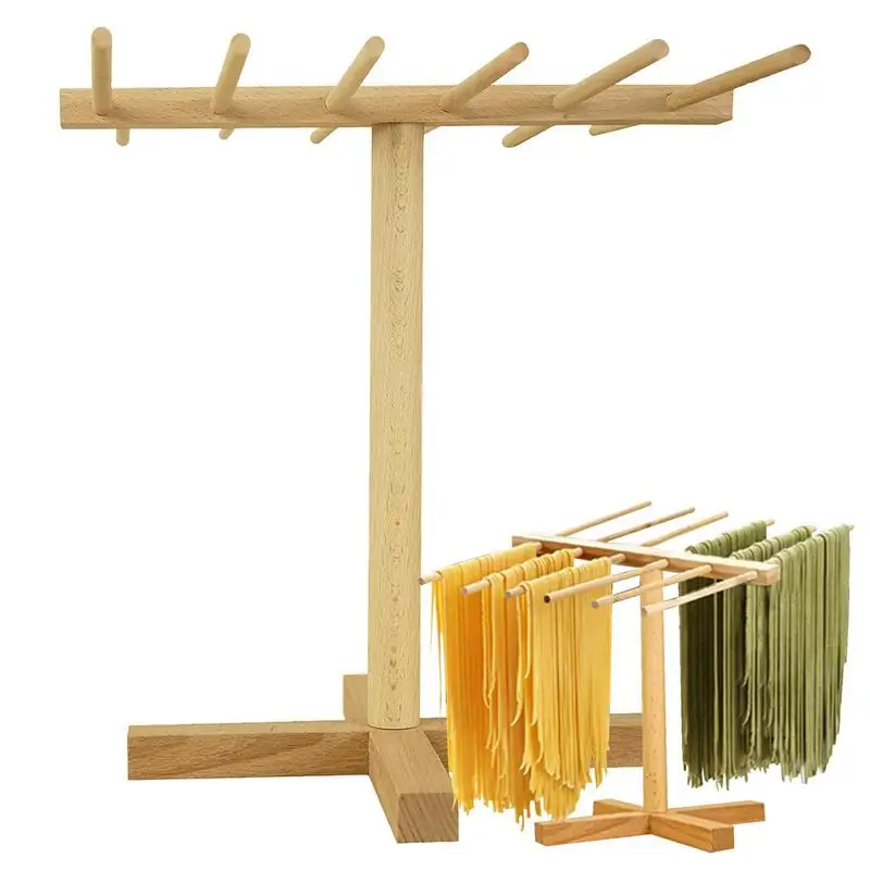 Pasta Drying Rack Wooden NoodlePasta Holder with 12 Arms Spaghetti Drying Rack Noodle Stand for Making Pasta Maker Noodles
Pasta Drying Rack Wooden NoodlePasta Holder with 12 Arms Spaghetti Drying Rack Noodle Stand for Making Pasta Maker Noodles
