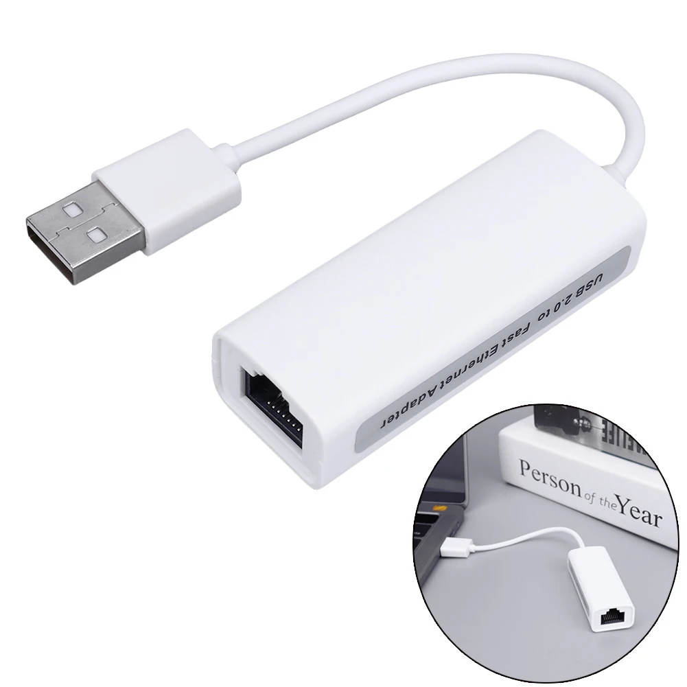 USB Ethernet Adapter 100Mbps Network Card Support Windows XP/7/Vista Linux Wired LAN Adapter USB2.0 for Nintendo Switch Laptop
USB Ethernet Adapter 100Mbps Network Card Support Windows XP/7/Vista Linux Wired LAN Adapter USB2.0 for Nintendo Switch Laptop
