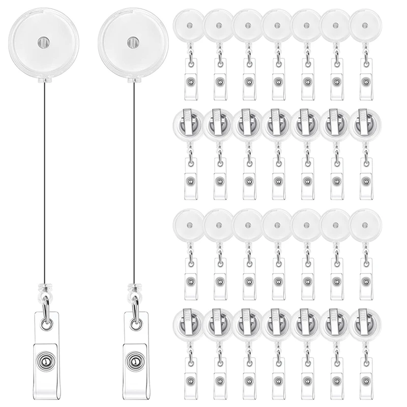 Badge Reels Retractable Badge Reels Retractable White With Swivel Alligator Clip Badge Holder
Badge Reels Retractable Badge Reels Retractable White With Swivel Alligator Clip Badge Holder