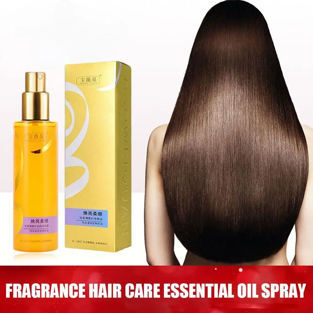 100g Fragrance Hair Care Essential Oil Spray Nutritional Essence Liquid No-clean Repair Hair Improve Dry Smooth Nourish Hair Car
100g Fragrance Hair Care Essential Oil Spray Nutritional Essence Liquid No-clean Repair Hair Improve Dry Smooth Nourish Hair Car