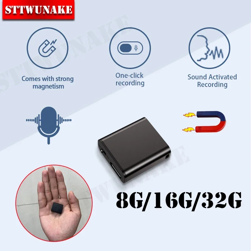 Mini Voice Recorder Activated Audio Thin Recording MP3 Player Digital Sound Professional Dictaphone Flash USB
Mini Voice Recorder Activated Audio Thin Recording MP3 Player Digital Sound Professional Dictaphone Flash USB