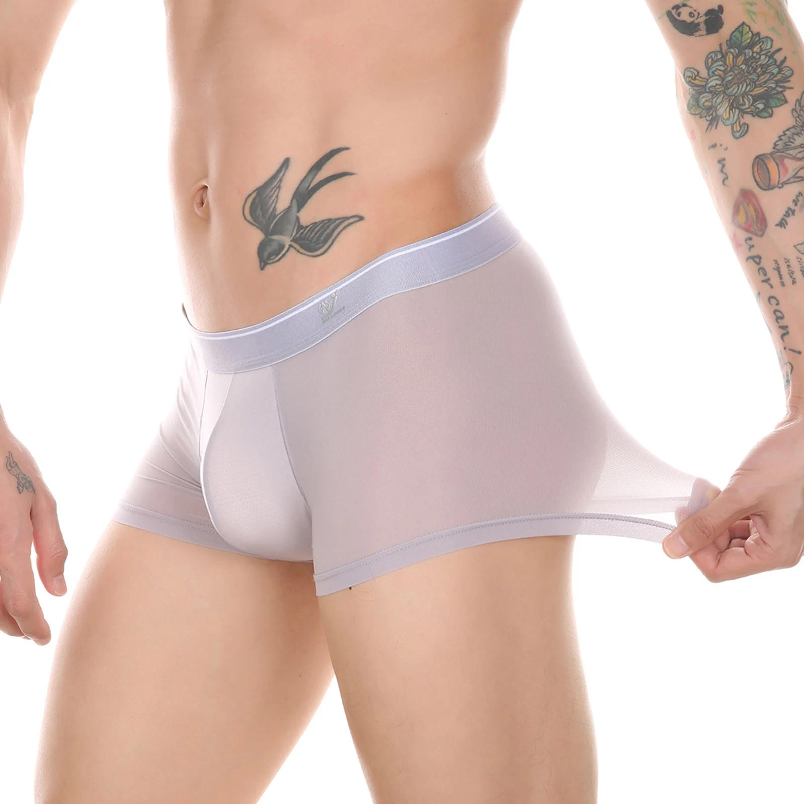 CLEVER-MENMODE Men's Ultra-Thin Boxershorts Underwear Mesh Transparent Lingerie Ice Silk Panties Homme Boxer Shorts See Through
CLEVER-MENMODE Men's Ultra-Thin Boxershorts Underwear Mesh Transparent Lingerie Ice Silk Panties Homme Boxer Shorts See Through