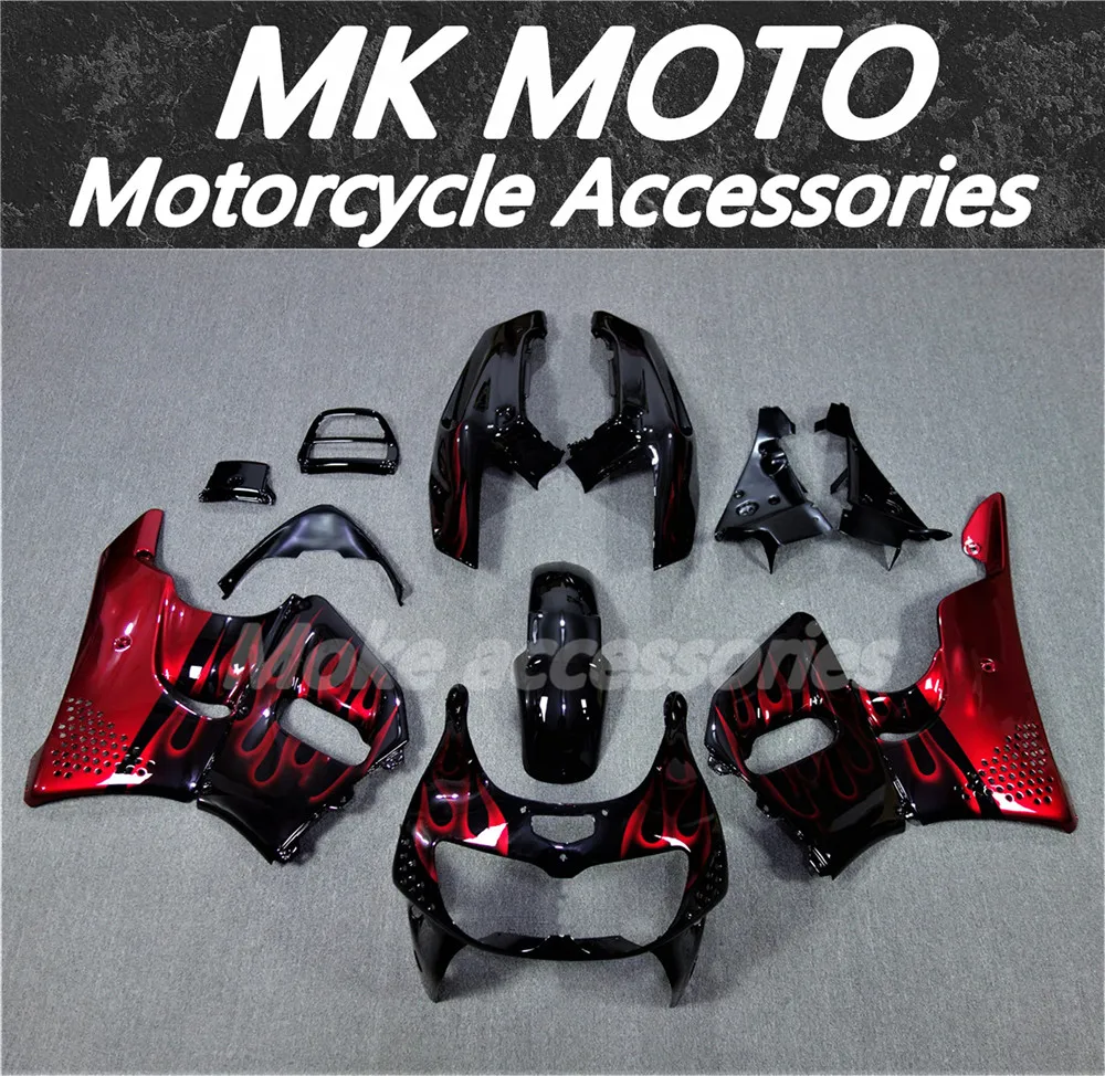 

Motorcycle Fairings Kit Fit For Cbr900rr 893 1995 1996 1997 Bodywork Set High Quality Abs Injection New Black Red Flame