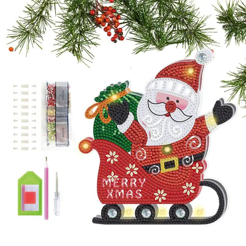 Led Crystal Rhinestone Christmas Painting Crystal Rhinestone Christmas Craft Art Kit Full Round Drill Crystal Rhinestone Paint
Led Crystal Rhinestone Christmas Painting Crystal Rhinestone Christmas Craft Art Kit Full Round Drill Crystal Rhinestone Paint