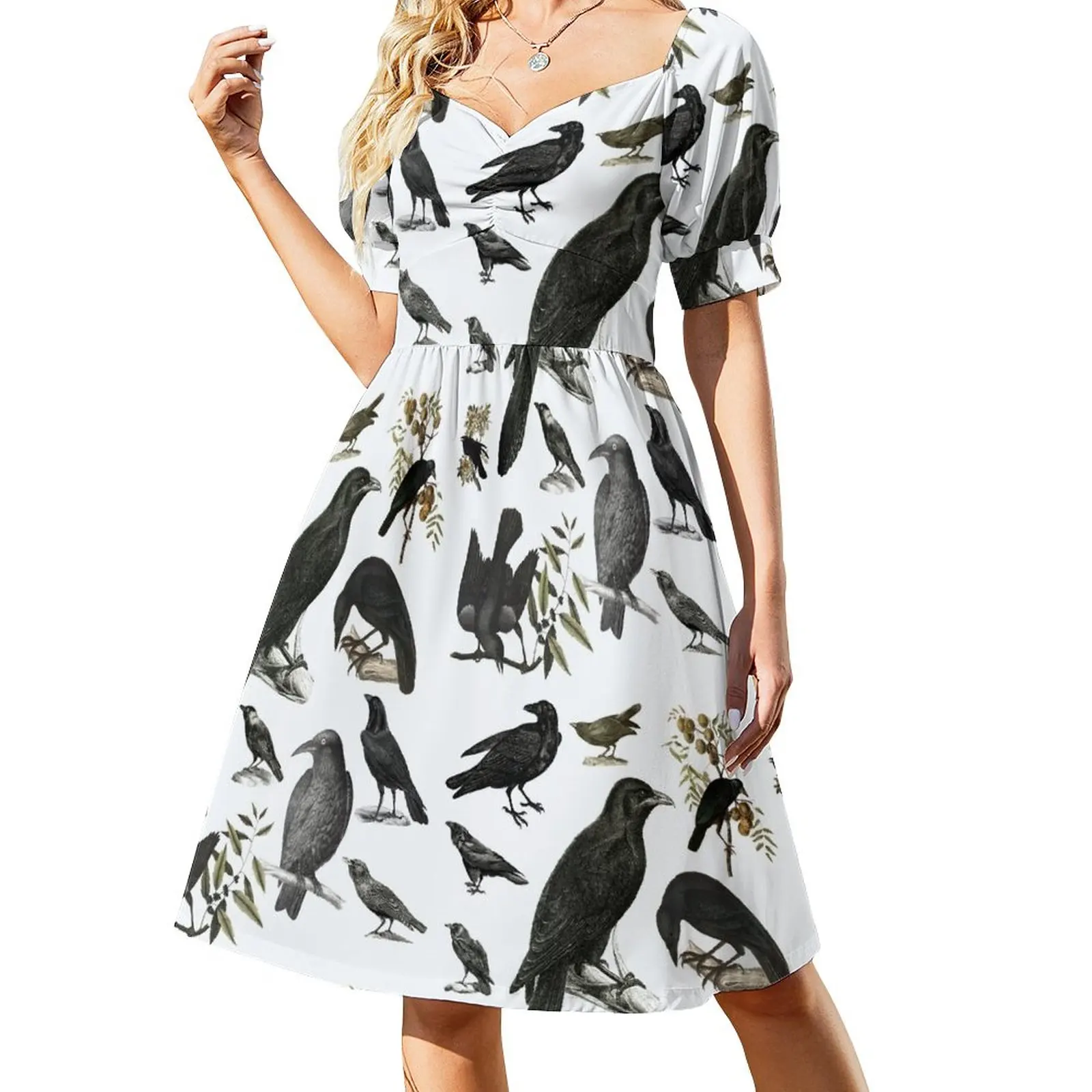 Vintage Style Crows and Ravens Poster Sleeveless Dress women dress luxury woman party dress
Vintage Style Crows and Ravens Poster Sleeveless Dress women dress luxury woman party dress