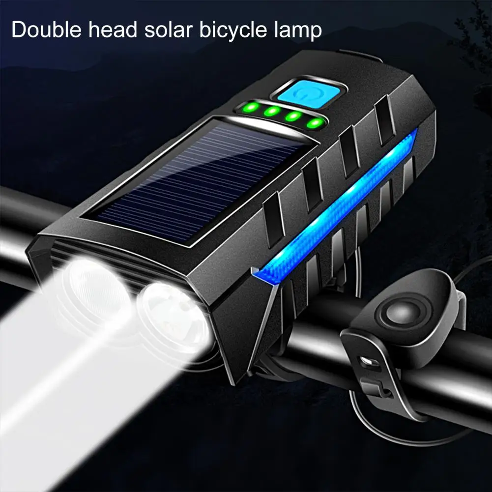 Bicycle Front Lights Waterproof With Horn 3 Modes Light Headlight Flashlight Light Solar Charging Strong Light Bike Accessories
Bicycle Front Lights Waterproof With Horn 3 Modes Light Headlight Flashlight Light Solar Charging Strong Light Bike Accessories