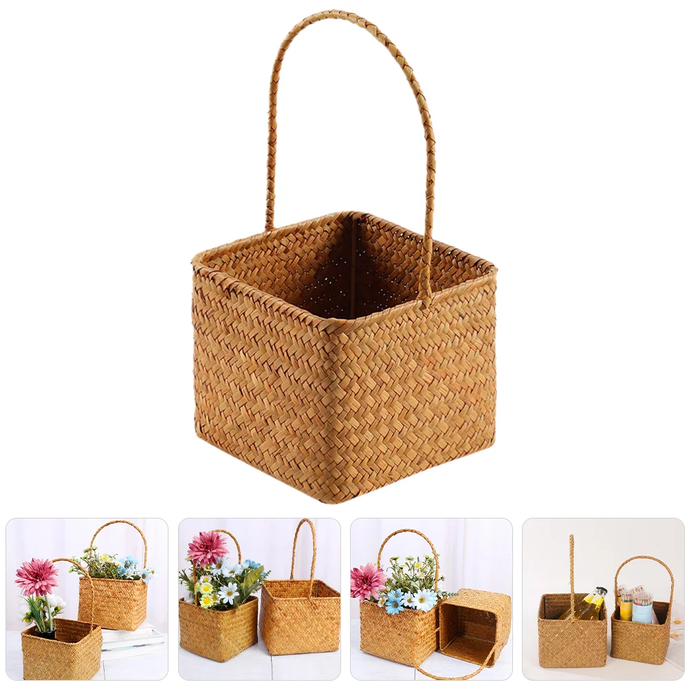 Flower Holder Dried Basket Portable Weaving Delicate Multi-purpose Natural Woven Design Arrangement Bathroom Decorations
Flower Holder Dried Basket Portable Weaving Delicate Multi-purpose Natural Woven Design Arrangement Bathroom Decorations
