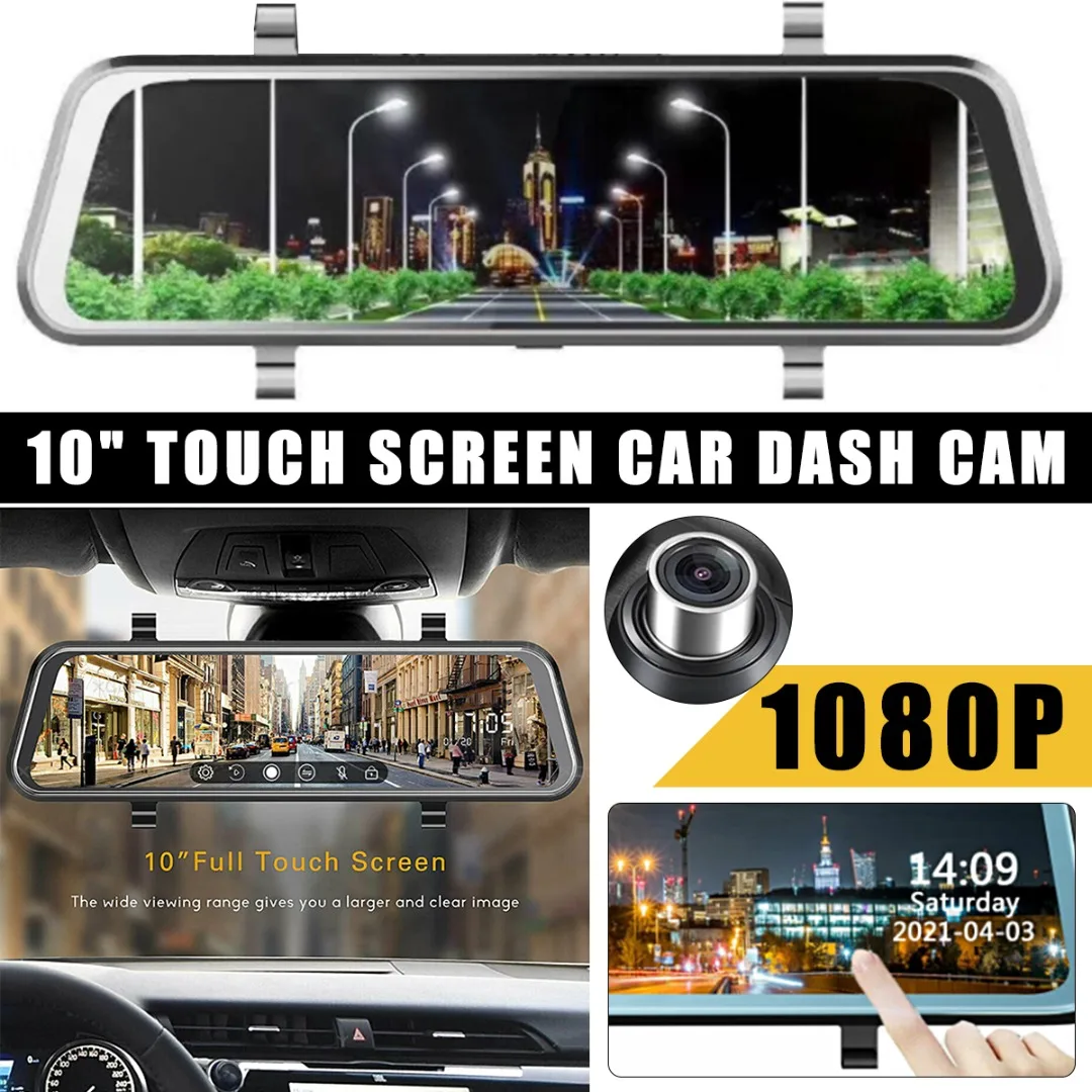 Brand New 10 Inch Touch Screen Car 1080P Streaming Media Dash Cam Rearview Mirror Reversing Recorder Adjust The Brightness
Brand New 10 Inch Touch Screen Car 1080P Streaming Media Dash Cam Rearview Mirror Reversing Recorder Adjust The Brightness