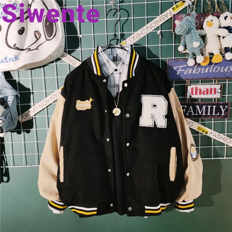 Retro Stand-up Collar Spring Jacket for Men Korean Stitching Embroidery Men Clothing 2024 Autumn Ins Corduroy Letter Male Coat
Retro Stand-up Collar Spring Jacket for Men Korean Stitching Embroidery Men Clothing 2024 Autumn Ins Corduroy Letter Male Coat