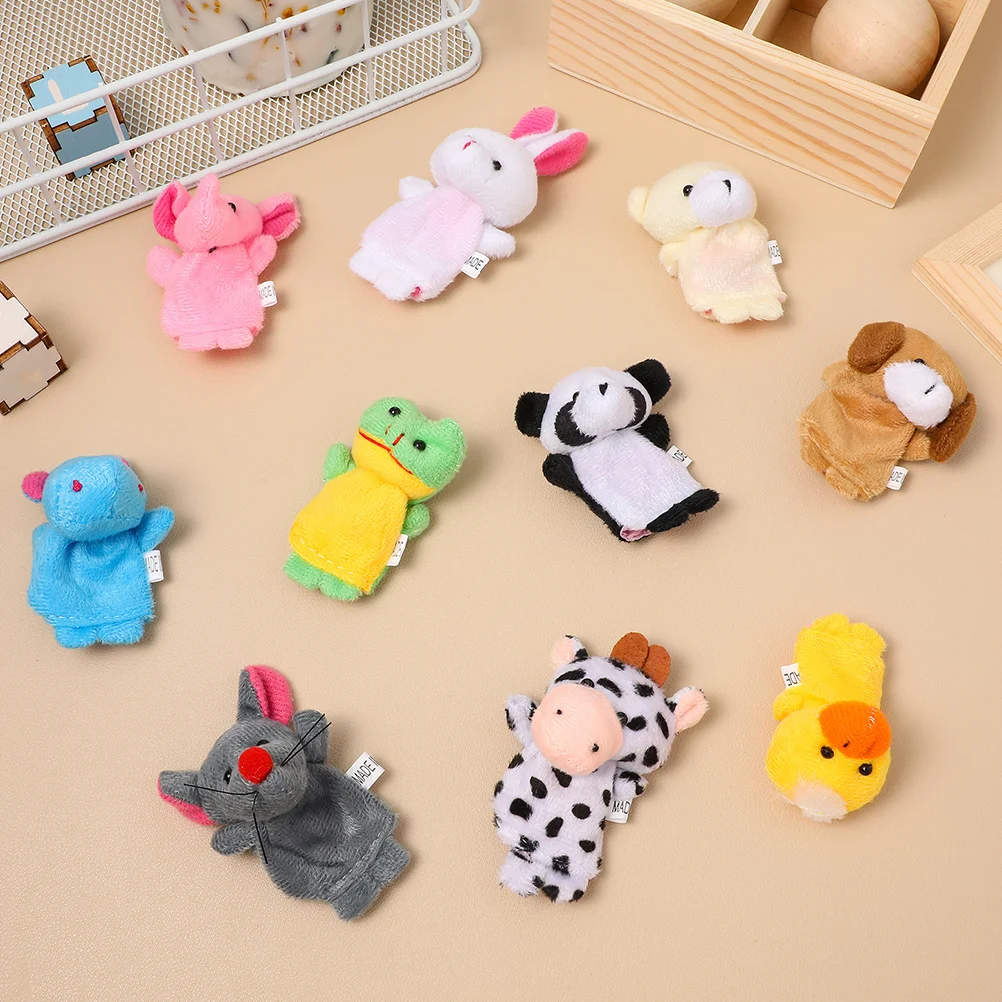 10 Pcs Puppet Soothing Hand Toddler Toys Easter Gift Plush Finger Puppets for Kids
10 Pcs Puppet Soothing Hand Toddler Toys Easter Gift Plush Finger Puppets for Kids
