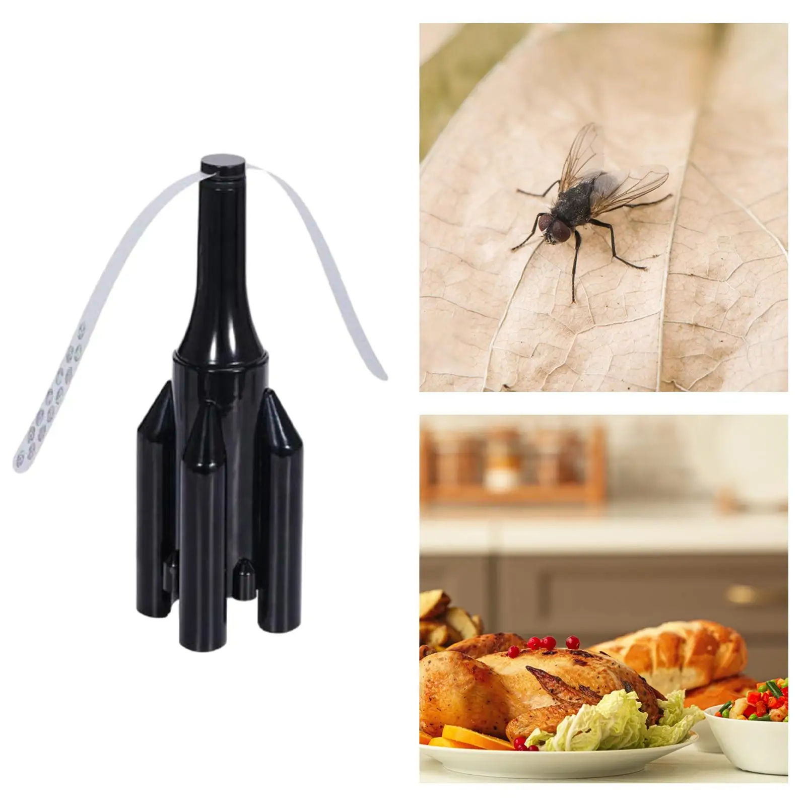 

Fly Fans Utilities Tools Multipurpose Portable Food Protector Fan Fly Repellent