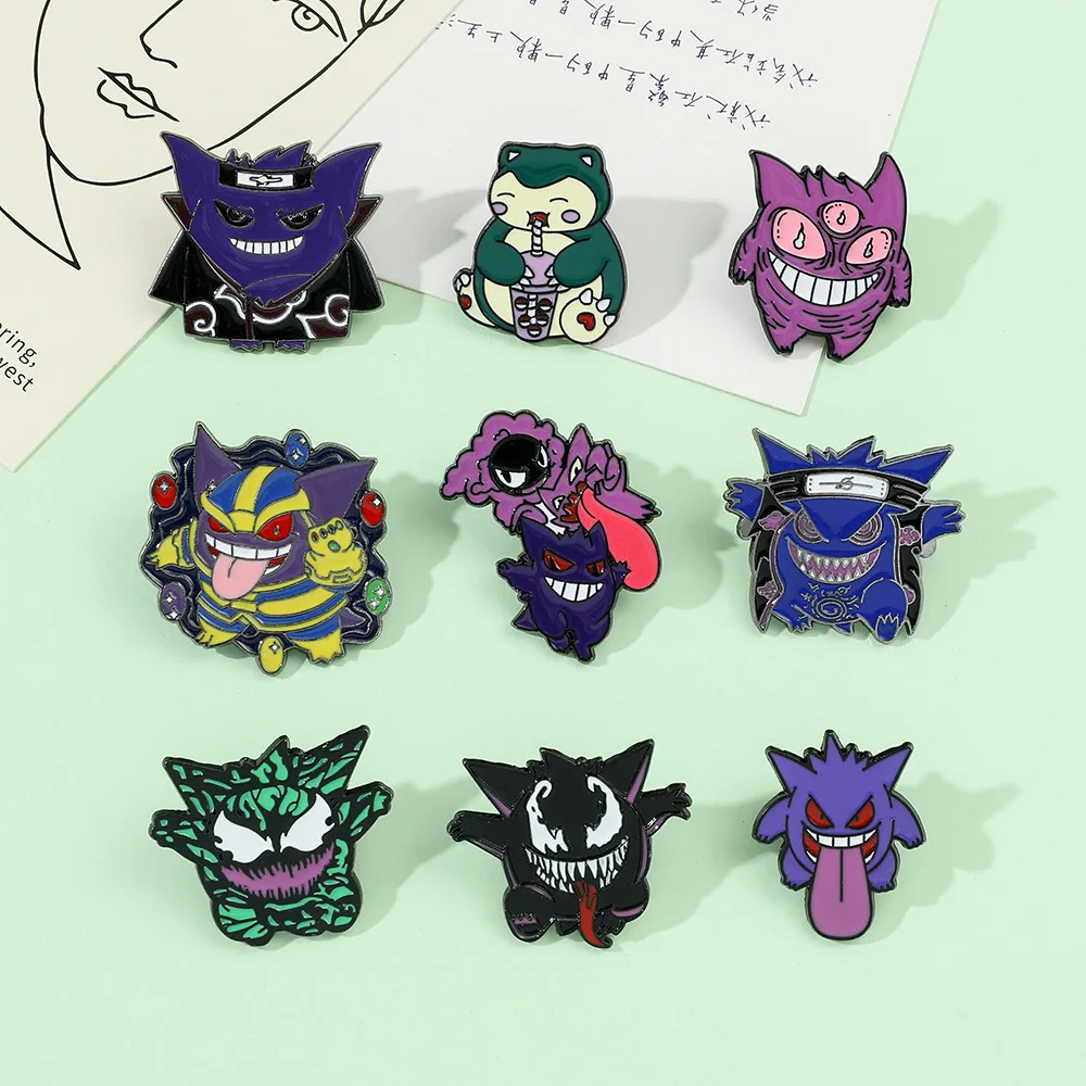 Kawaii Anime Brooch Pokeball Gengar Squirtle Clothing Accessories Lapel Pin Backpack Enamel Pin Metal Badge Toy
Kawaii Anime Brooch Pokeball Gengar Squirtle Clothing Accessories Lapel Pin Backpack Enamel Pin Metal Badge Toy