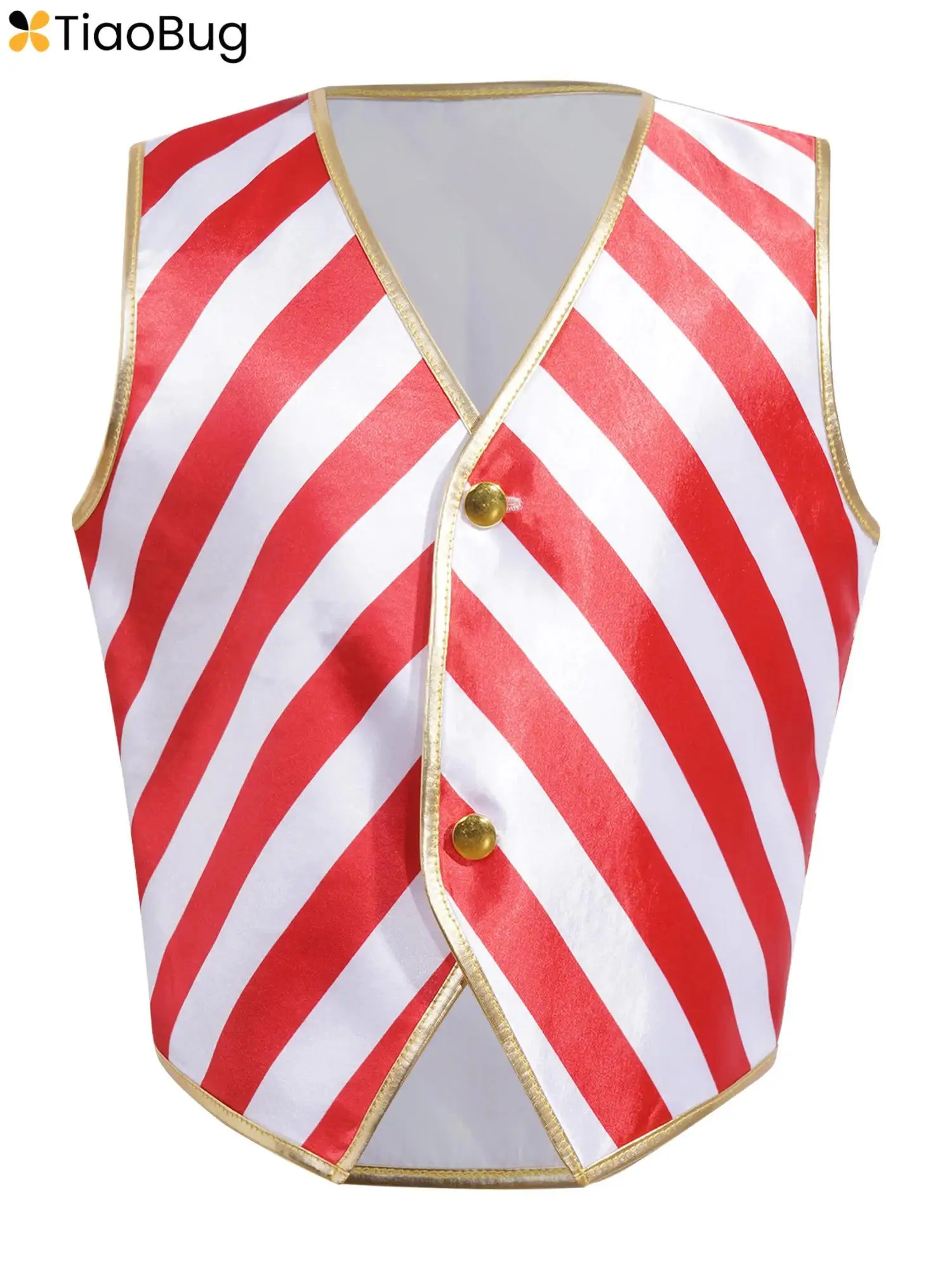 Kids Boys Girls Christmas Candy Cane Costume Stripes Button Jacket Vest Performance Party Waistcoat Tops Fancy Dress Up
Kids Boys Girls Christmas Candy Cane Costume Stripes Button Jacket Vest Performance Party Waistcoat Tops Fancy Dress Up