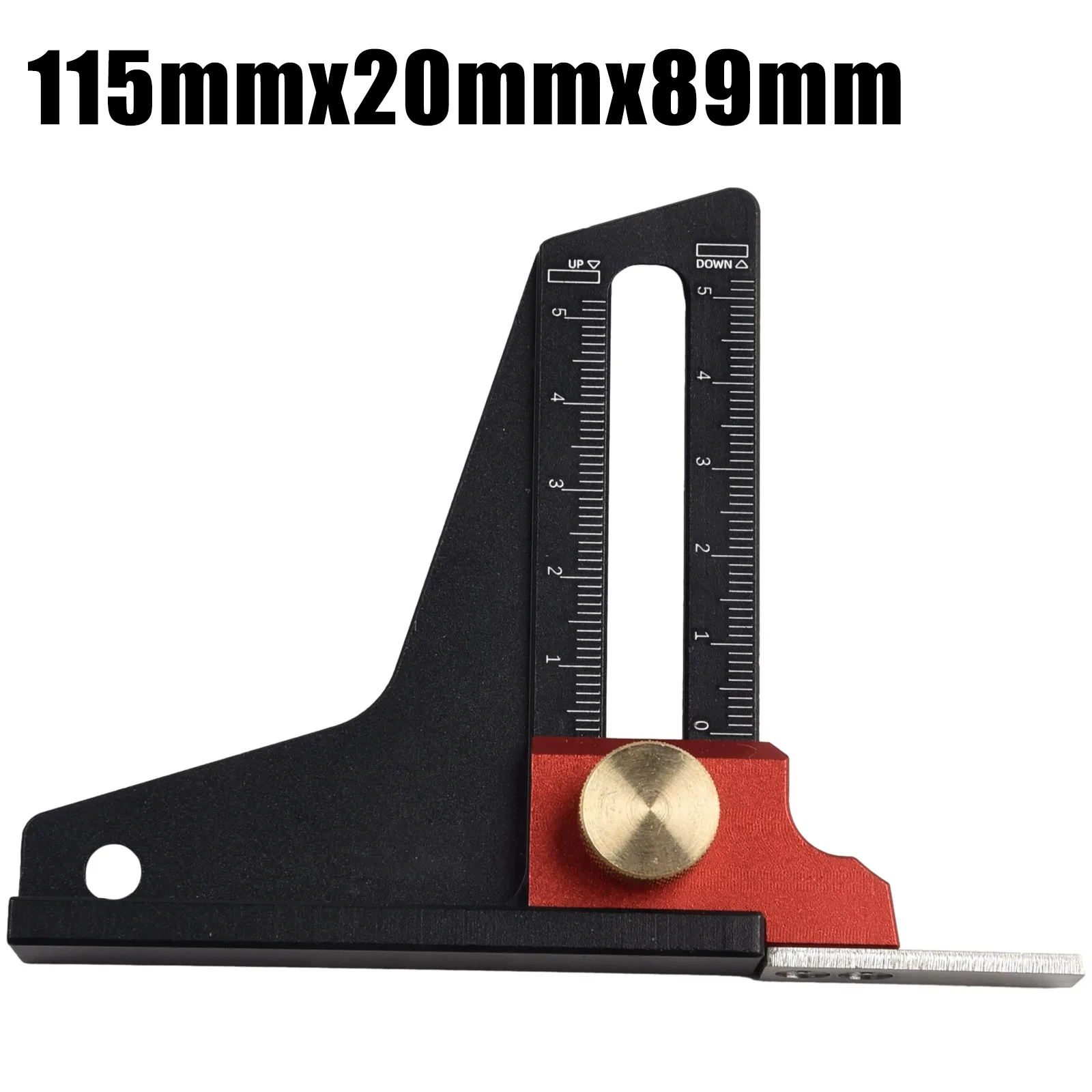 Depth Measuring Height Gauge Adjustment Aluminum Alloy For Saw Table For Woodworking Tool Metric Scale Brand New
Depth Measuring Height Gauge Adjustment Aluminum Alloy For Saw Table For Woodworking Tool Metric Scale Brand New