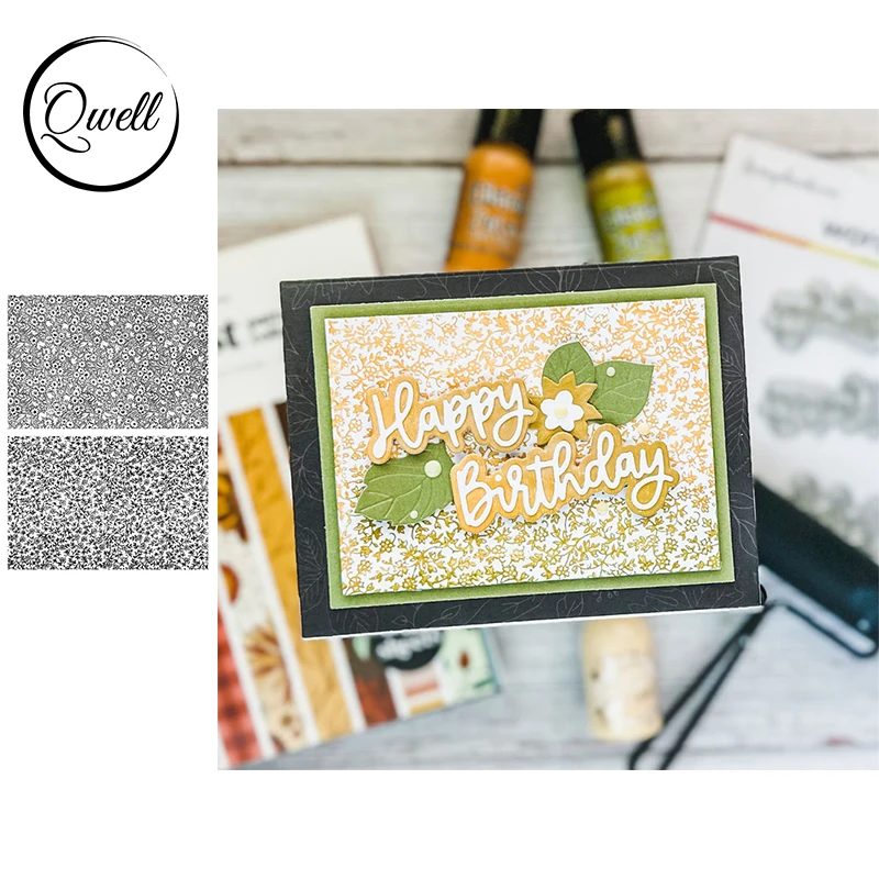 QWELL 6.7*8.7inch Clear Stamps Floral Sprig Doodle Background Silicone Seal for DIY Scrapbooking Paper Crafting Cards Making
QWELL 6.7*8.7inch Clear Stamps Floral Sprig Doodle Background Silicone Seal for DIY Scrapbooking Paper Crafting Cards Making