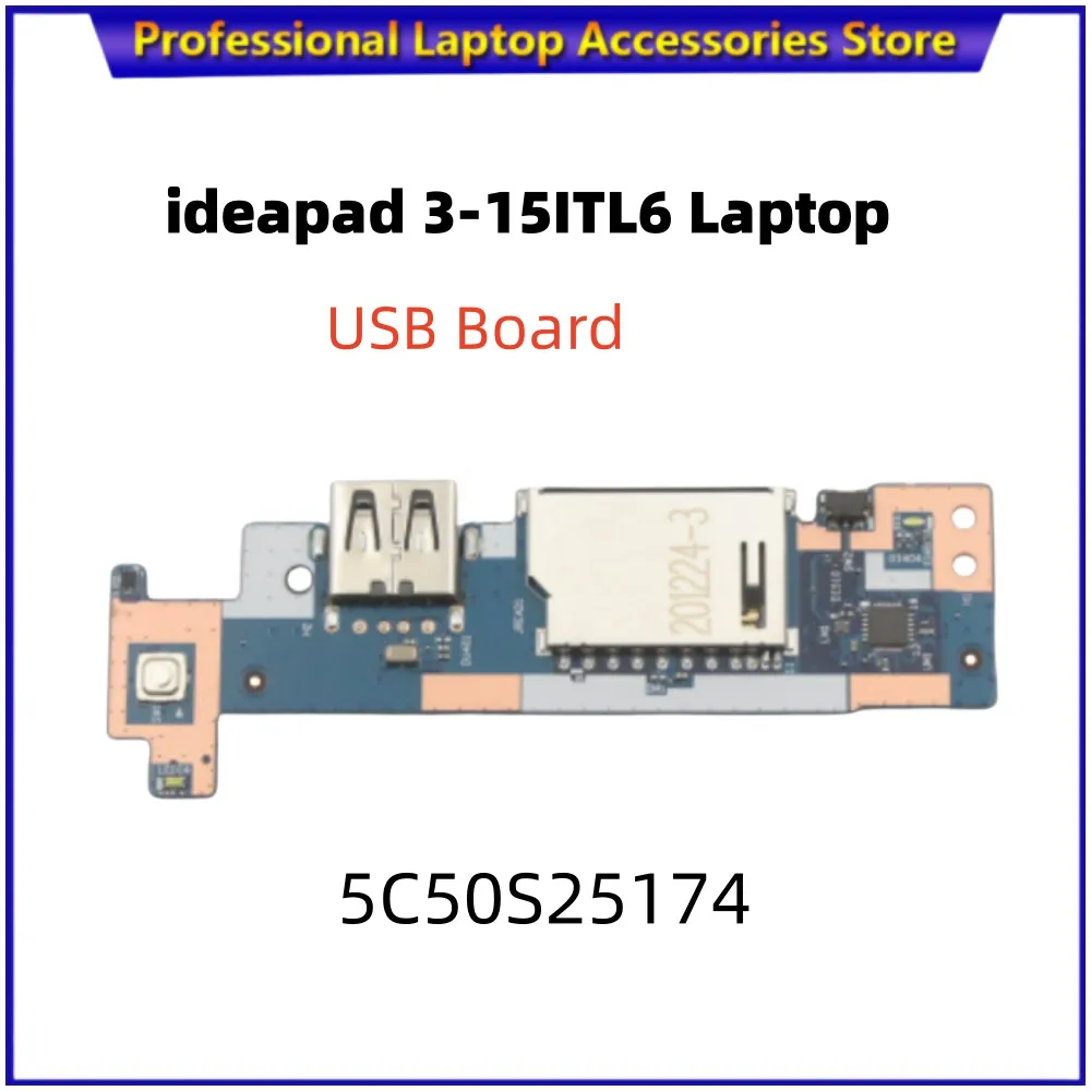 Новинка, оригинальная плата для Lenovo IdeaPad 3-15ITL6 82H8 с кнопкой питания USB, яркий тест 5C50S25174, бесплатная доставка
Новинка, оригинальная плата для Lenovo IdeaPad 3-15ITL6 82H8 с кнопкой питания USB, яркий тест 5C50S25174, бесплатная доставка