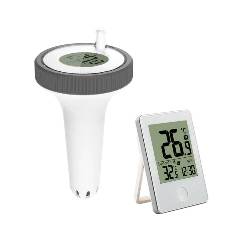 Wireless Water Temperature Test Meter Indoor Outdoor Floating Pool Thermometer For Swimming Pool Fish Pond
Wireless Water Temperature Test Meter Indoor Outdoor Floating Pool Thermometer For Swimming Pool Fish Pond
