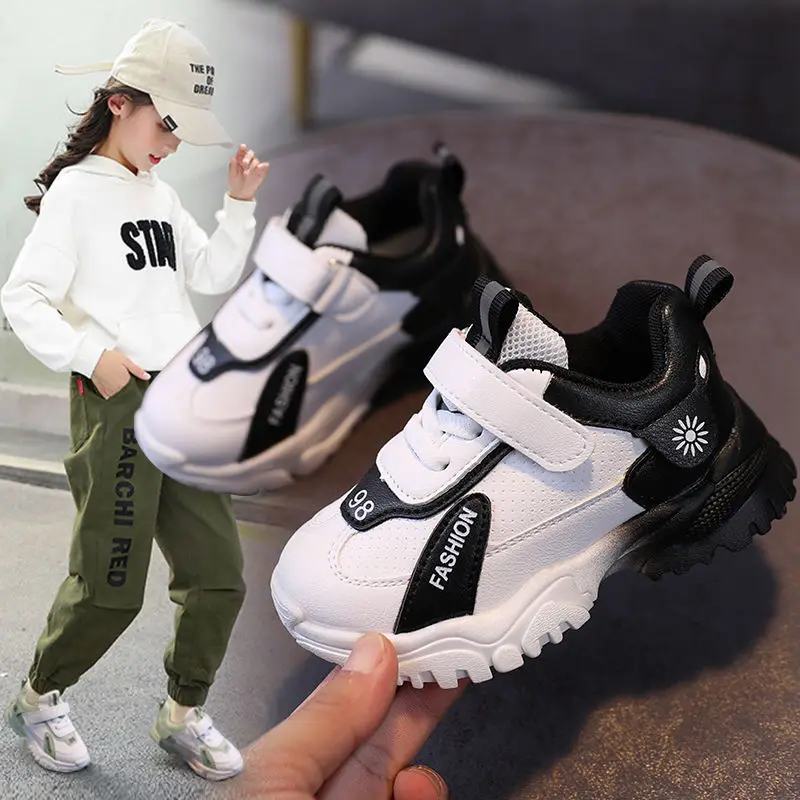 Кроссовки Детские амортизирующие, повседневные износостойкие, легкие, мягкая дышащая обувь для мальчиков и девочек, размер 21-30 
Кроссовки Детские амортизирующие, повседневные износостойкие, легкие, мягкая дышащая обувь для мальчиков и девочек, размер 21-30