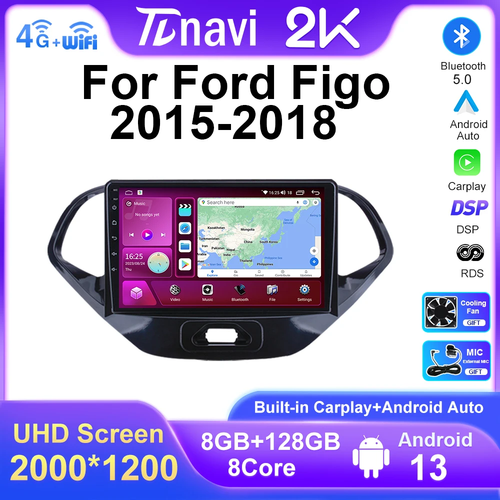 TL7plus 2 Din Car Android Radio For Ford Figo 2015 - 2018 Multimedia Video Player USB Bluetooth Carplay Stereo GPS DSP 2K Screen
TL7plus 2 Din Car Android Radio For Ford Figo 2015 - 2018 Multimedia Video Player USB Bluetooth Carplay Stereo GPS DSP 2K Screen