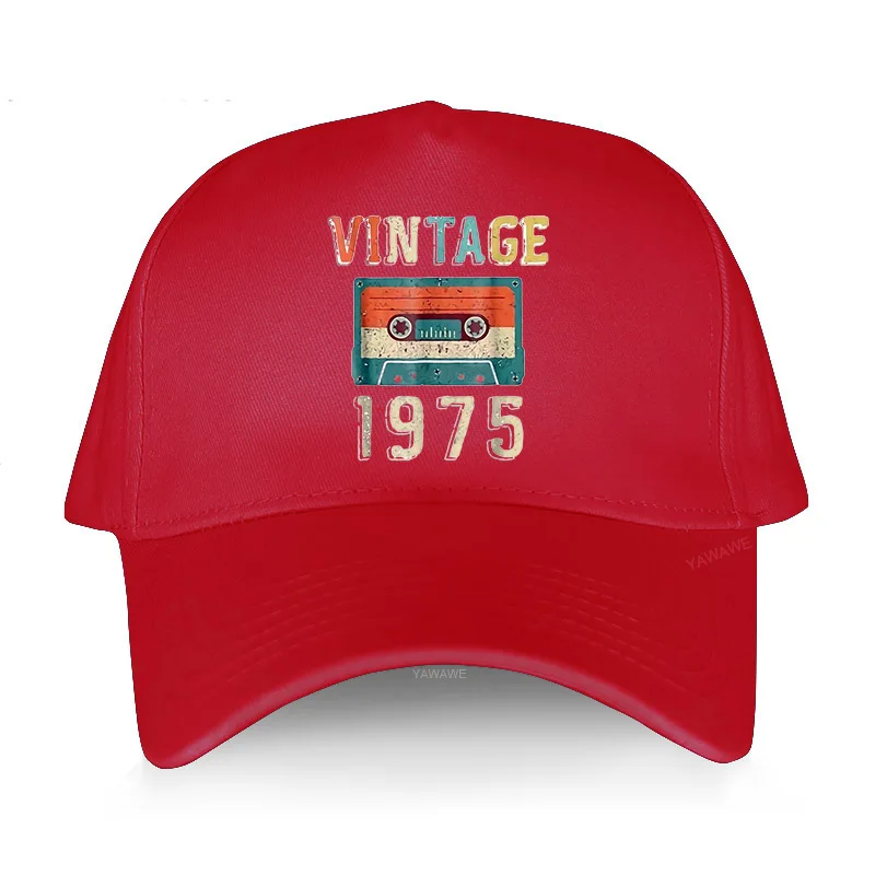 Hat for women Funny Design men Baseball caps VINTAGE 1975 47th birthday present male sport bonnet summer classic vintage hats
Hat for women Funny Design men Baseball caps VINTAGE 1975 47th birthday present male sport bonnet summer classic vintage hats