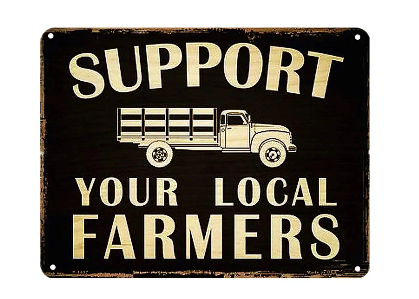 Vintage Tin Poster Support Your Local Farmers Metal Tin Sign 8X12 Inch Retro Art Home Kitchen Bar Restaurant Garden Garage Clas
Vintage Tin Poster Support Your Local Farmers Metal Tin Sign 8X12 Inch Retro Art Home Kitchen Bar Restaurant Garden Garage Clas