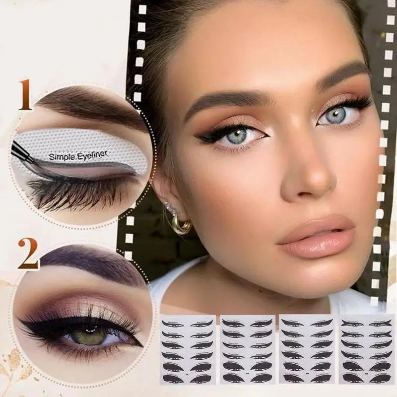 4/12pcs Eyeliner Stencils Winged Eyeliner Stencil Models Template Shaping Tools Eyeshadow Stencils Stickers Set eye Makeup Tool
4/12pcs Eyeliner Stencils Winged Eyeliner Stencil Models Template Shaping Tools Eyeshadow Stencils Stickers Set eye Makeup Tool