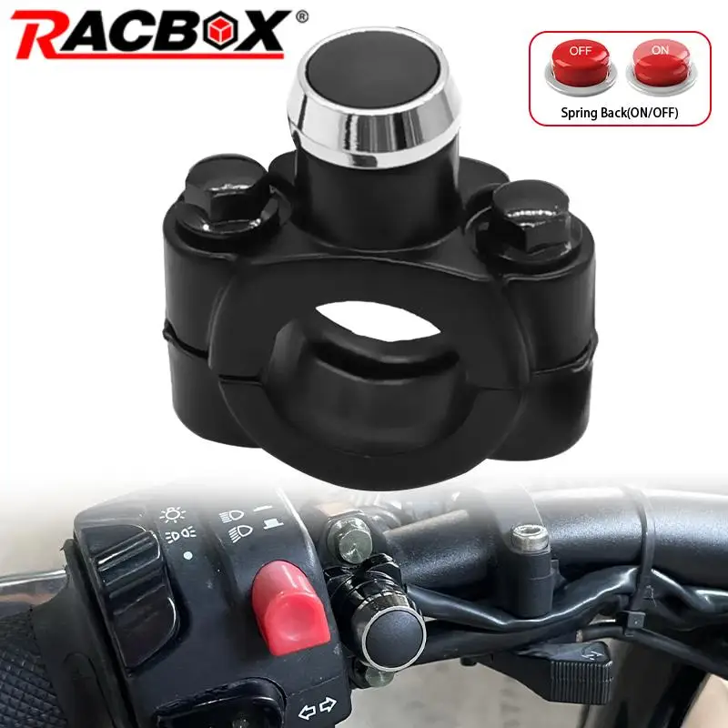Motorcycle Handlebar Switch 7/8" 22mm 12V Horn Switch Spring Back ON OFF Button Start Switches For ATV Sport Dirt Electric Bike
Motorcycle Handlebar Switch 7/8" 22mm 12V Horn Switch Spring Back ON OFF Button Start Switches For ATV Sport Dirt Electric Bike