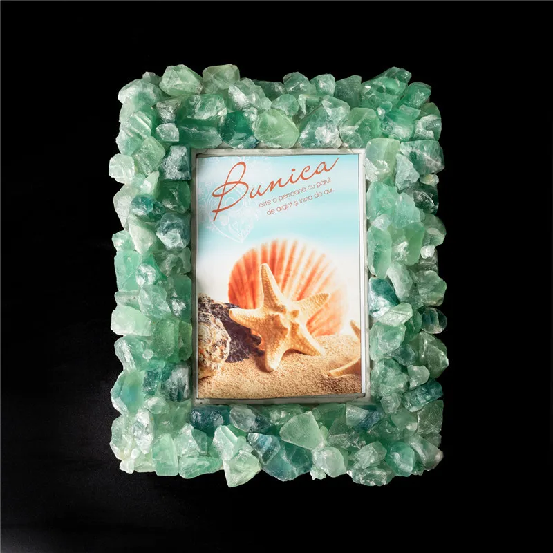 Reiki Ore Rock Natural Quartz Photo Frame Raw Mineral Quartz Green Fluorite Healing Crystals Desk Decor Aesthetic Wedding Gifts
Reiki Ore Rock Natural Quartz Photo Frame Raw Mineral Quartz Green Fluorite Healing Crystals Desk Decor Aesthetic Wedding Gifts