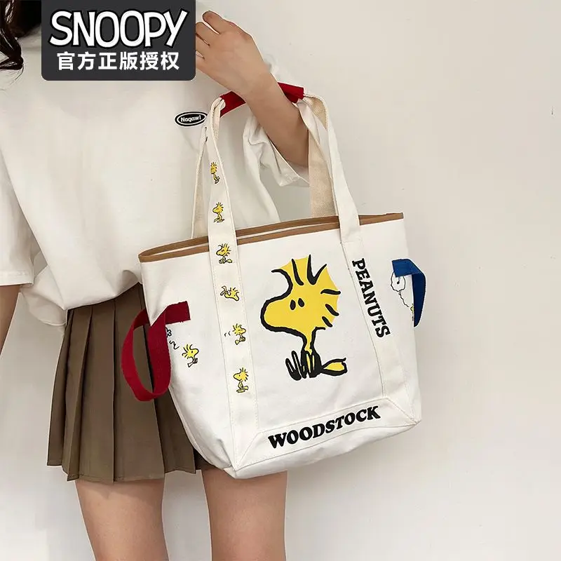 Холщовая Сумка Snoopy с мультяшным рисунком, вместительная Студенческая сумка на плечо, ручной мешок для покупок, чехол для ноутбука, кошельки для путешествий
Холщовая Сумка Snoopy с мультяшным рисунком, вместительная Студенческая сумка на плечо, ручной мешок для покупок, чехол для ноутбука, кошельки для путешествий