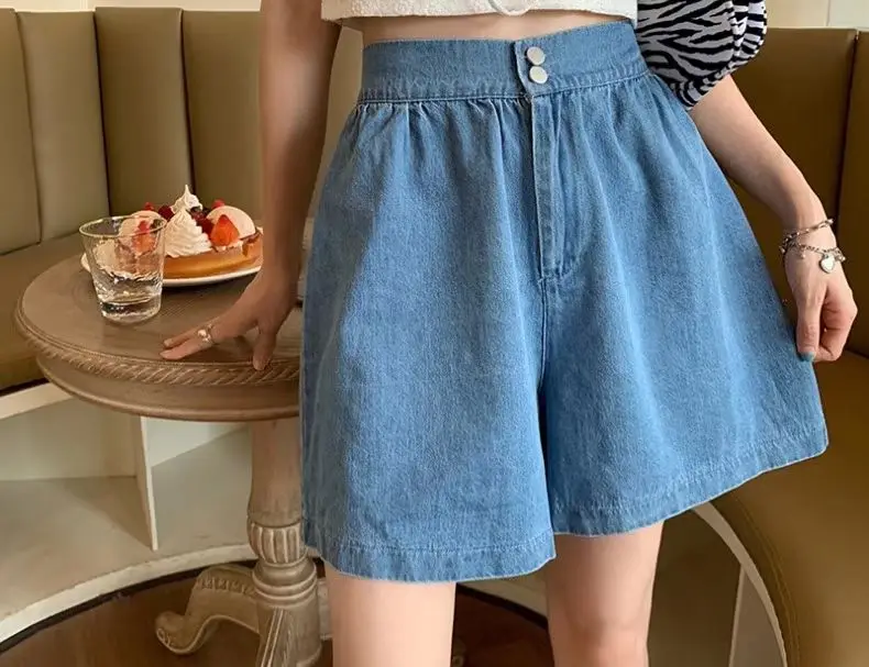 Summer Style Women'S Baggy 2022 Trend Denim Shorts Streetwear Female Clothing High Waist Vintage Korean Fashion
Summer Style Women'S Baggy 2022 Trend Denim Shorts Streetwear Female Clothing High Waist Vintage Korean Fashion