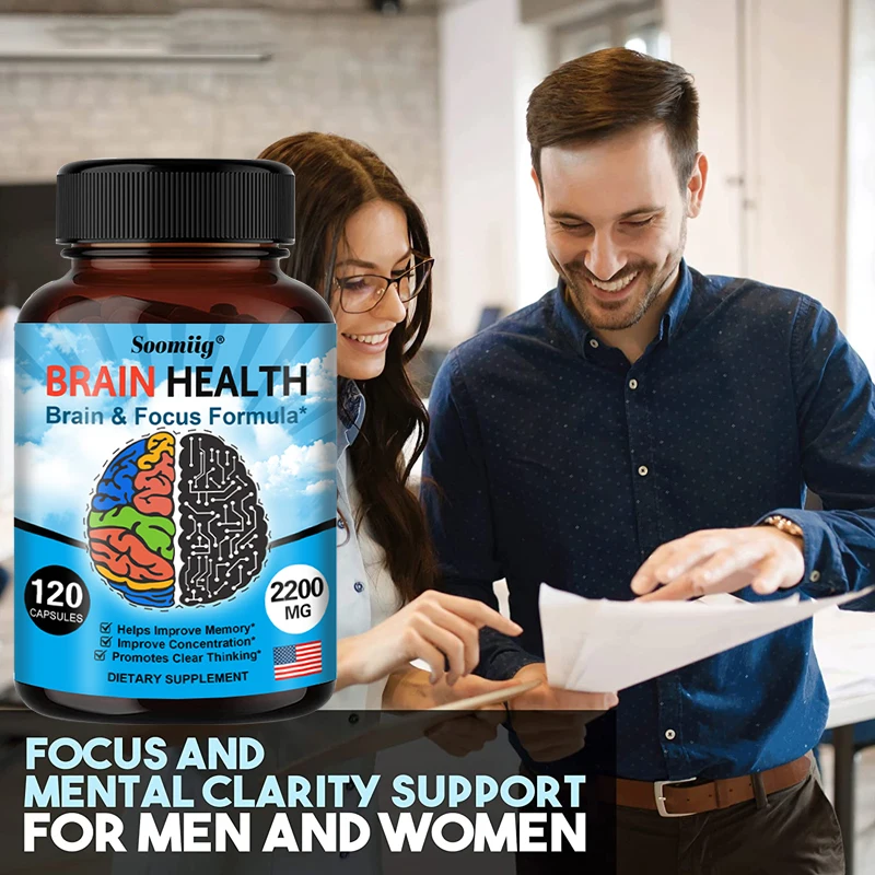 Brain Supplements - Enhance Brain Function Support, Improve Focus, Concentration, IQ, and Improve Mental Clarity
Brain Supplements - Enhance Brain Function Support, Improve Focus, Concentration, IQ, and Improve Mental Clarity