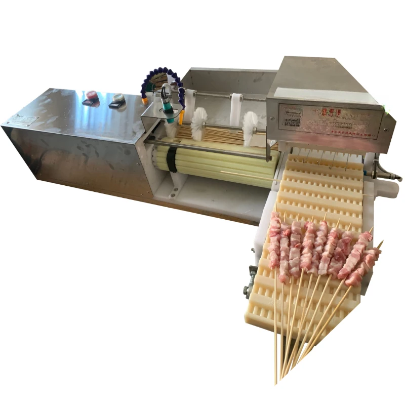 Automatic skewering machine, beef slices , fragrant meat , barbecue , electric skewers
Automatic skewering machine, beef slices , fragrant meat , barbecue , electric skewers