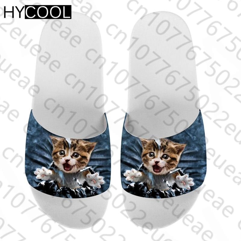 Шлепанцы HYCOOL джинсовые для мужчин и женщин, Нескользящие удобные сандалии с объемным рисунком кошек, для ванной комнаты, летние тапочки, 2020
Шлепанцы HYCOOL джинсовые для мужчин и женщин, Нескользящие удобные сандалии с объемным рисунком кошек, для ванной комнаты, летние тапочки, 2020