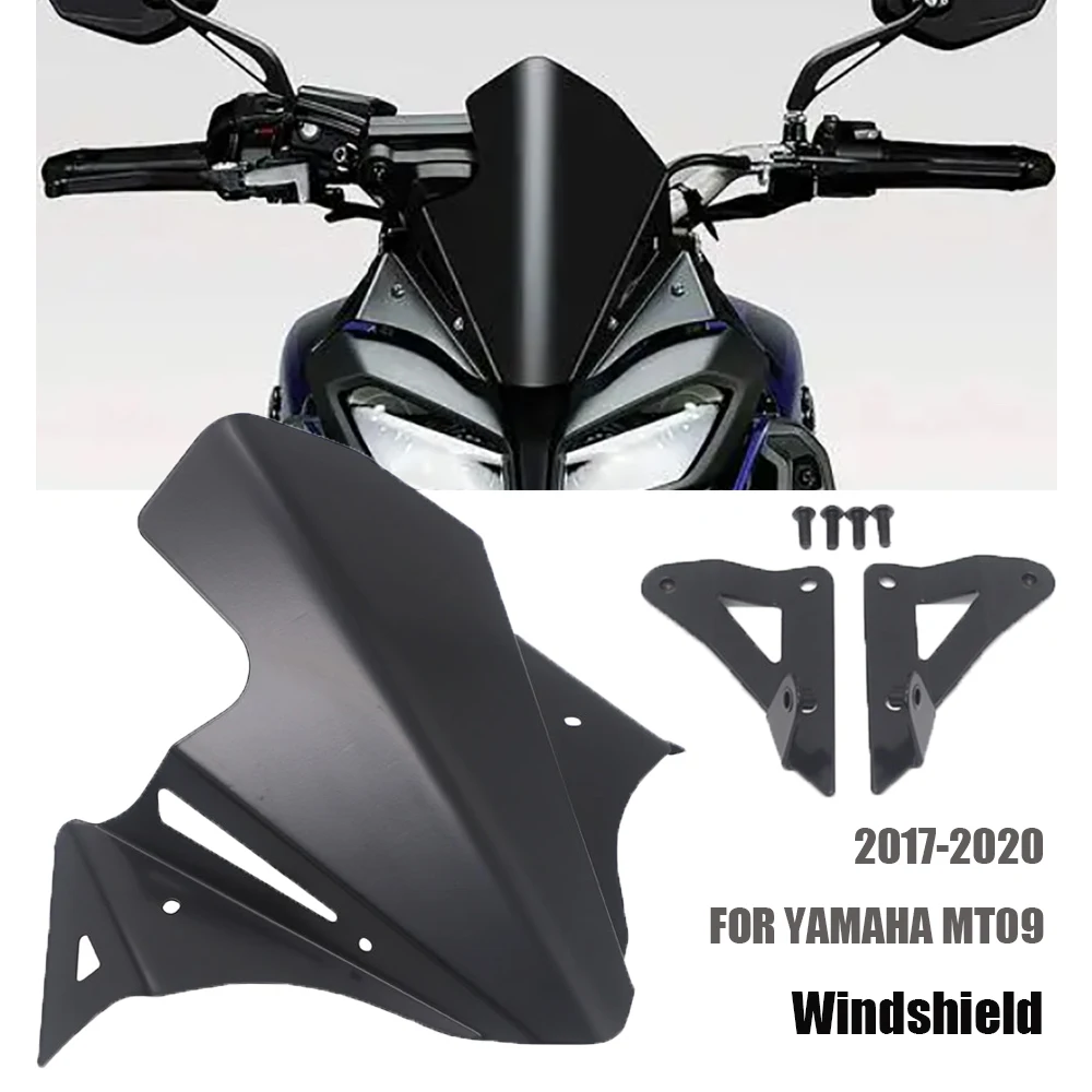 Front Windshield FOR YAMAHA MT-09 MT09 MT 09 Motorcycle Accessories Windscreen Airflow Wind Deflector 2017 - 2020
Front Windshield FOR YAMAHA MT-09 MT09 MT 09 Motorcycle Accessories Windscreen Airflow Wind Deflector 2017 - 2020