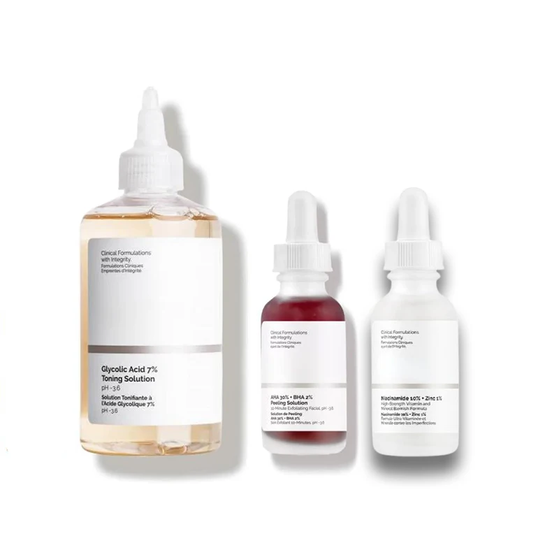 3/1PCS Glycolic Acid 7% Tonging AHA Peeling Solution Niacinamide 10% + Zinc 1% 30ml Clogging Improve Pigmentation Brightening
3/1PCS Glycolic Acid 7% Tonging AHA Peeling Solution Niacinamide 10% + Zinc 1% 30ml Clogging Improve Pigmentation Brightening