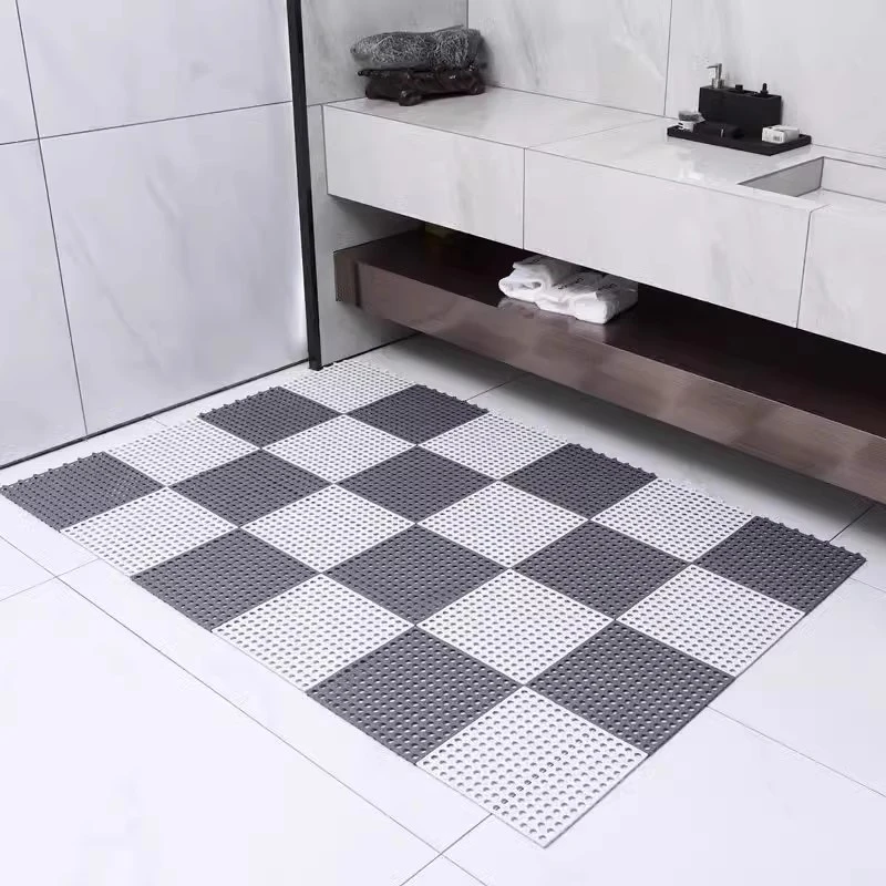 

Non Slip Rug Bathroom Mat Embossed Bath Mats Doormat Carpet Door Floor Mats Quick Drying Tapete Banheiro Bathroom Decor