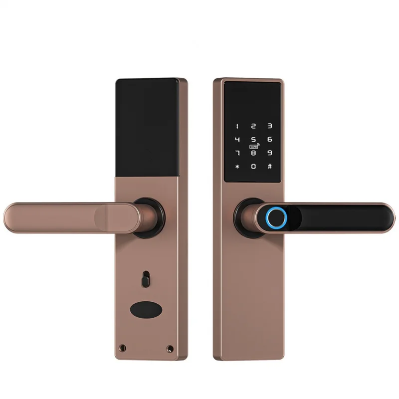 Fingerprint Security Handle Lock Anti Peeping Wifi Biometric Electronic Door Lock Accessories for Home Office Glass Doors
Fingerprint Security Handle Lock Anti Peeping Wifi Biometric Electronic Door Lock Accessories for Home Office Glass Doors