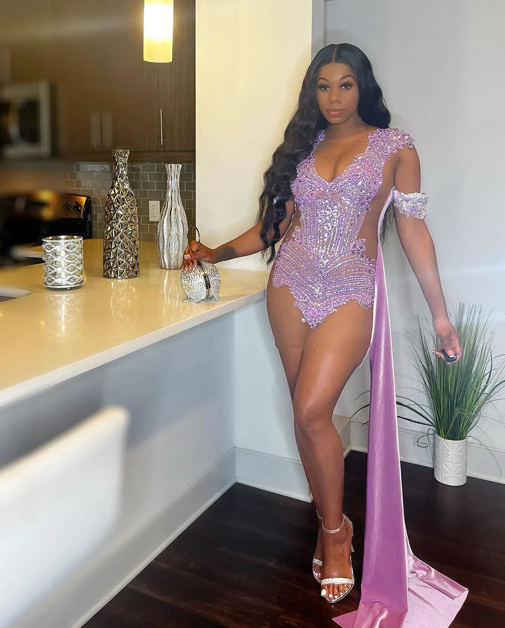 Short Prom Dress 2023 Exquisite Handmade Beads Crystals Sexy See Through Black Girl Birthday Party Prom Cocktail Gowns
Short Prom Dress 2023 Exquisite Handmade Beads Crystals Sexy See Through Black Girl Birthday Party Prom Cocktail Gowns