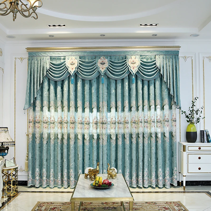 Luxury Green Chenille High Quality Villa Living Room Bedroom Study Kitchen Curtain Pink Gold Thread Embroidery Valance Curtain
Luxury Green Chenille High Quality Villa Living Room Bedroom Study Kitchen Curtain Pink Gold Thread Embroidery Valance Curtain
