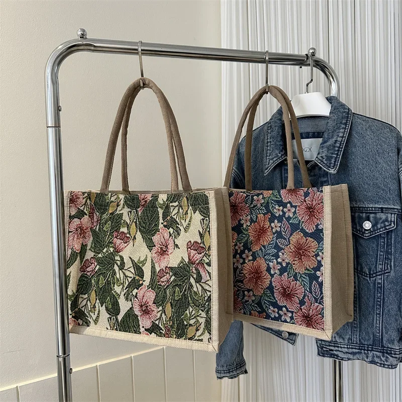 Women's Totelarge Capacity Cotton and Hemp Bags, High Appearance for Office Workers, and Wholesale of Lunch Bags with Rice
Women's Totelarge Capacity Cotton and Hemp Bags, High Appearance for Office Workers, and Wholesale of Lunch Bags with Rice