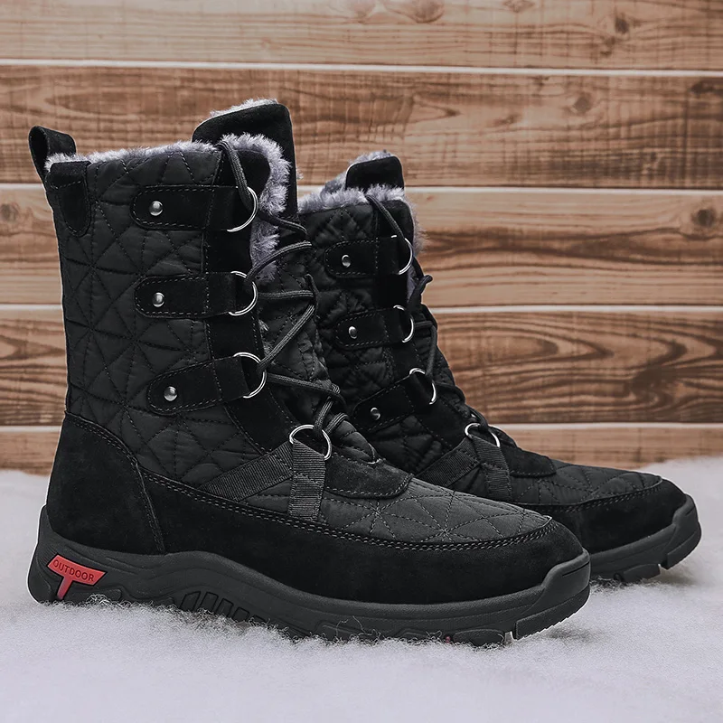 Men's boots warm winter plush casual snow boots outdoor plus size work boots waterproof anti slip cotton shoes Military boots
Men's boots warm winter plush casual snow boots outdoor plus size work boots waterproof anti slip cotton shoes Military boots