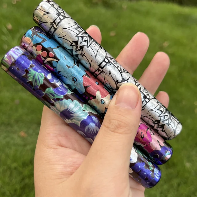 Support de tube de stockage imprimé en alliage d'aluminium, tube à cigare, étanche à l'humidité, tube scellé anti-chute, accessoires de fumée, nouveau 1